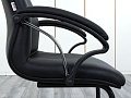 Конференц кресло для переговорной  Черный Кожа SAFARI Maxus  (УДКЧ-04104)