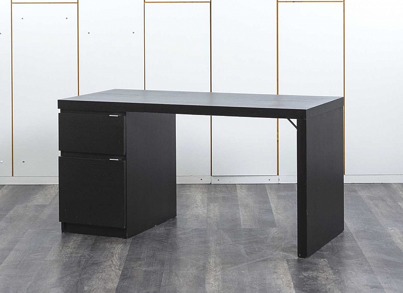 Комплект офисной мебели стол с тумбой  1 400х650х730 ЛДСП Черный   (СППЧК-19092)