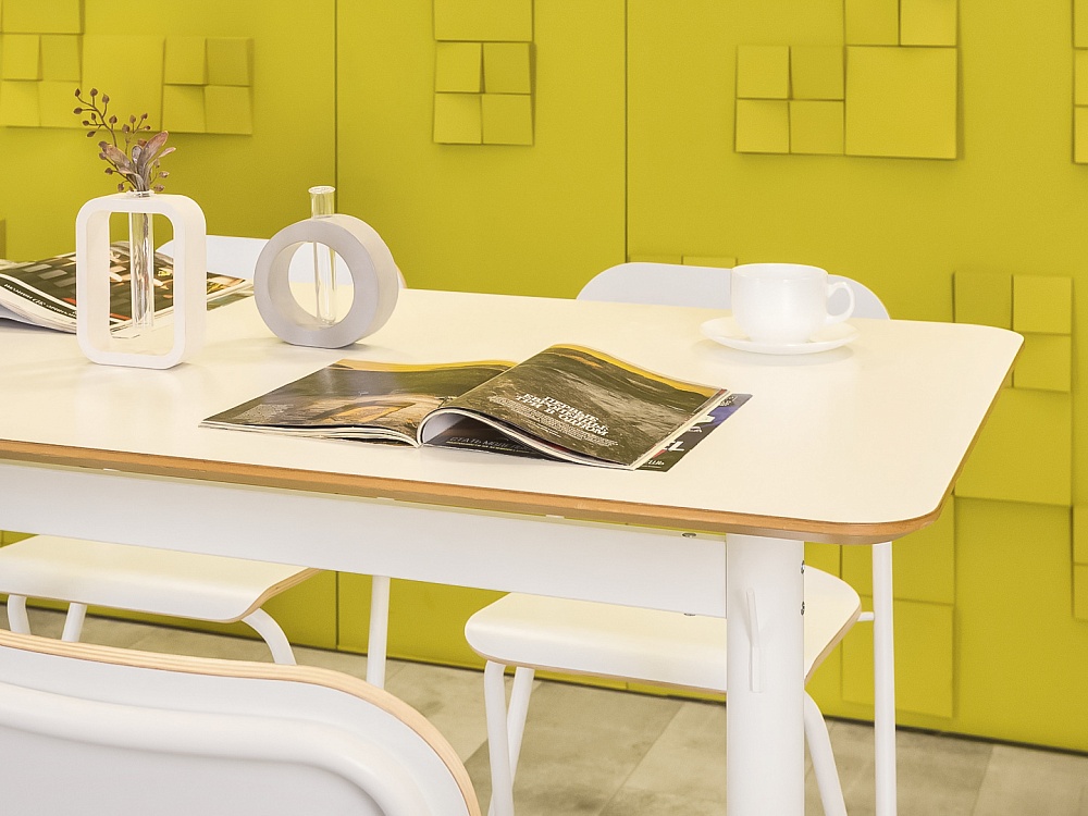 Обеденный стол IKEA ЛДСП Белый  СГПБ-20115