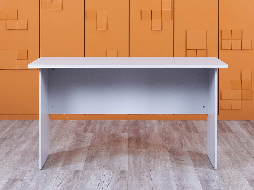 Офисный стол прямой  1 380х680х750 ЛДСП Серый   (СППС-31054(нов))