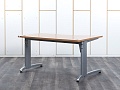 Офисный стол эргономичный SteelCase 1 400х1 000х750 ЛДСП Ольха   (СПЭЛл-30052)