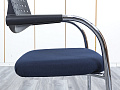Конференц кресло для переговорной  Синий Ткань VITRA VISAVIS  (КДТН1-28113)