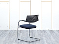 Конференц кресло для переговорной  Синий Ткань VITRA VISAVIS  (КДТН1-28113)