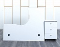Купить Комплект офисной мебели стол с тумбой  1 500х1 200х760 ЛДСП Белый   (СПУБКл-03082)