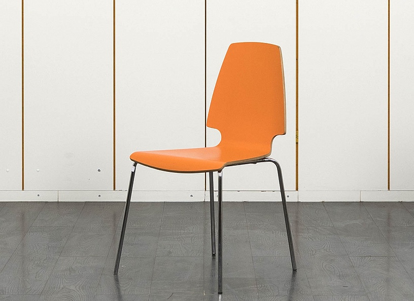 Офисный стул  ЛДСП Оранжевый   (УНДО-24051)
