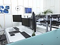 Комплект офисной мебели Technology Desking 2 050х1 330х720 ЛДСП Серый   (КОМС-01101)