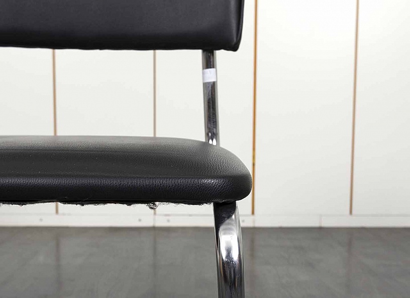 Конференц кресло для переговорной  Черный Кожзам    (УДКЧ-23041)