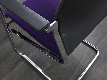 Конференц кресло для переговорной  Фиолетовый Ткань Wilkhahn  Sito  (УНТН-30071)