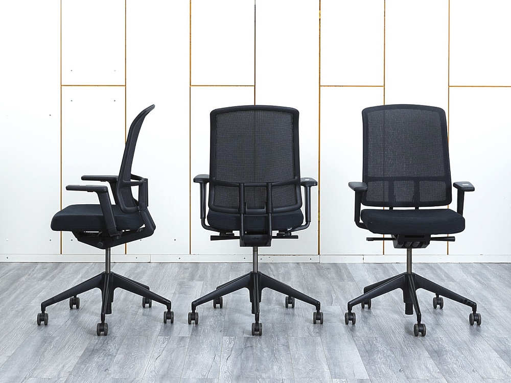 Офисное кресло для персонала  VITRA Ткань Черный   (КПСЧ-01123)