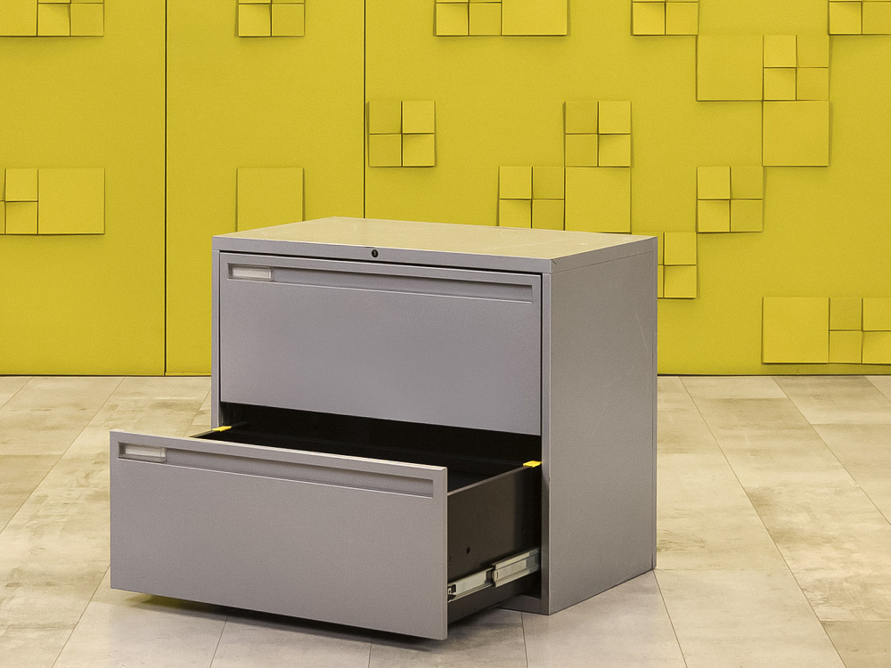 Картотека  Herman Miller Металл Серый США  ШД2ЯМ-05024
