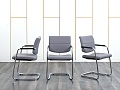 Конференц кресло для переговорной  Серый Ткань LD Seating   (УДТС-07083)