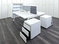 Комплект офисной мебели Herman Miller 1 600х1 650х1 180 ЛДСП Белый   (КОМБ-13112)