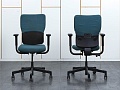 Офисное кресло руководителя  SteelCase Ткань Зеленый   (КРТЗ-20121)