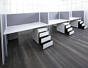 Купить Комплект офисной мебели Techo 4 900х2 030х1 320 ЛДСП Белый   (КОМБ-26092)