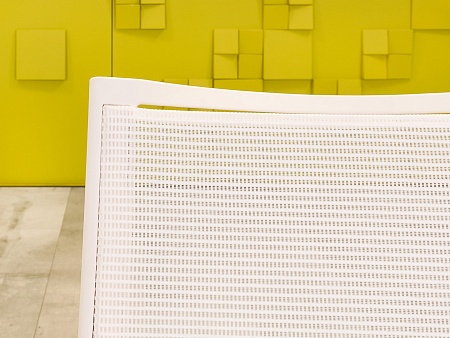 Конференц кресло для переговорной Пластик Белый Россия  УДПБ-240924