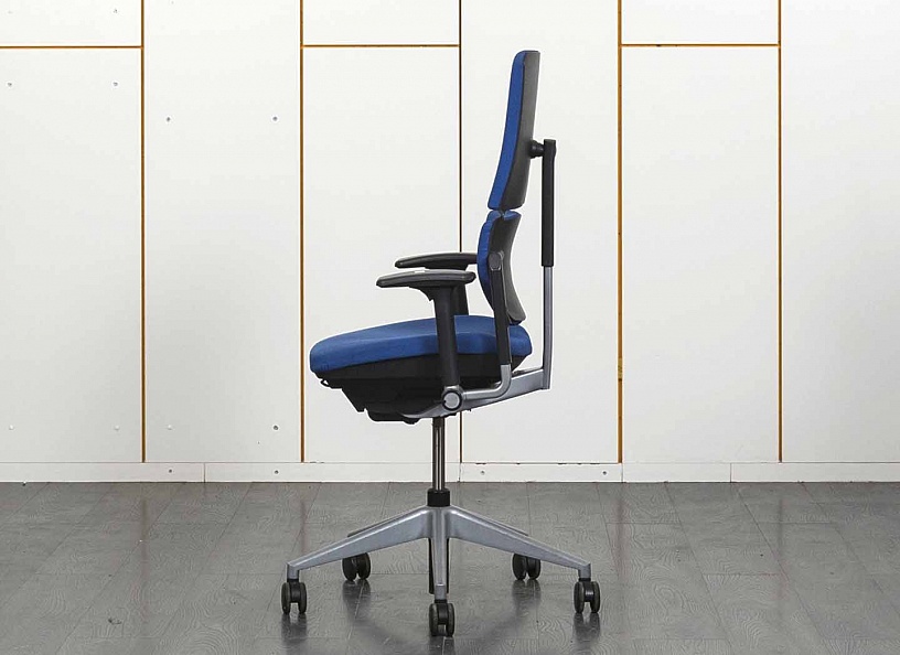 Офисное кресло руководителя  SteelCase Ткань Синий Please 2 Ergonomic  (КРТН-17061)