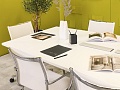 Офисный стол для переговоров Herman Miller 2200x1300x740 ЛДСП Белый США_СГПБ3-260923