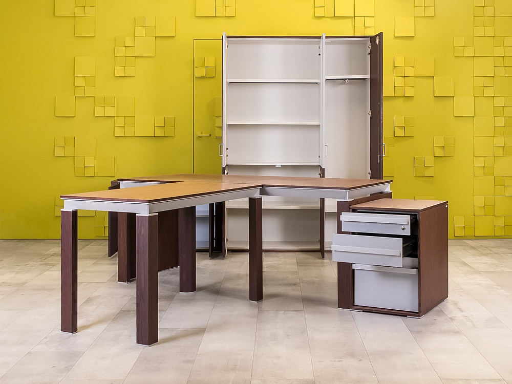 Кабинет руководителя HAN Шпон Венге Италия_КРЕ1-130324