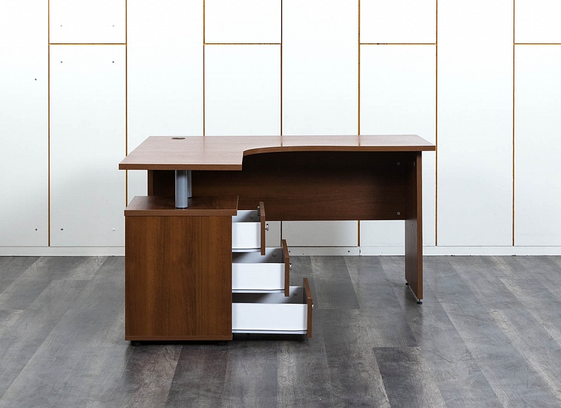 Комплект офисной мебели стол с тумбой  1 400х900х750 ЛДСП Вишня   (СПУШКл-13013)