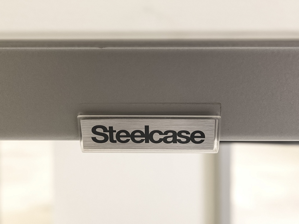 Комплект офисной мебели стол с тумбой  Steelcase ЛДСП Белый Франция  СППБТ2-04026
