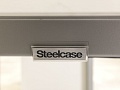 Комплект офисной мебели стол с тумбой  Steelcase ЛДСП Белый Франция  СППБТ2-04026