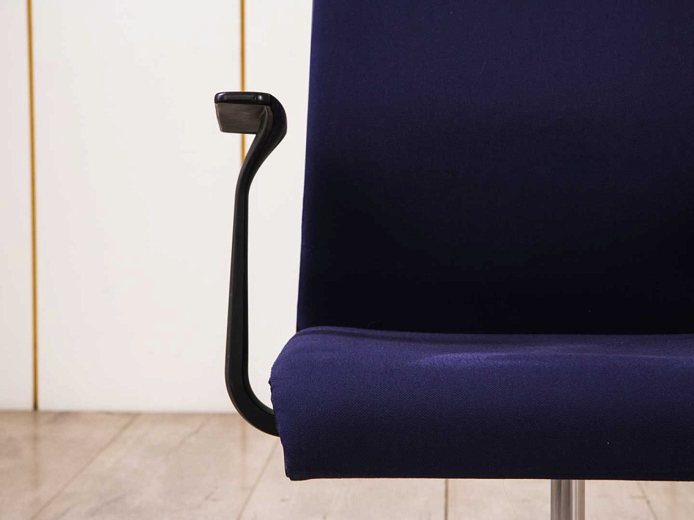 Конференц кресло для переговорной  Синий Ткань SteelCase   (УНТН-12128)