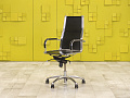 Офисное кресло руководителя на колесах Sitland Экокожа Чёрный Италия_КРКЧ-120924