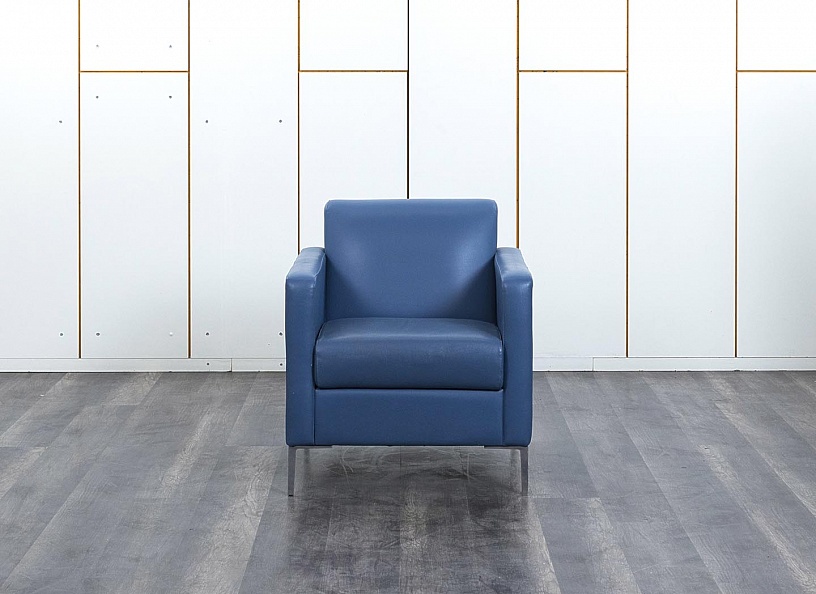 Мягкое кресло Herman Miller Кожа Синий   (Комплект из 2-х мягких кресел КНКНК-13112)