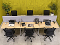 Комплект офисной мебели на 6 человек KNOLL ЛДСП Клен США  ГКВ-24076