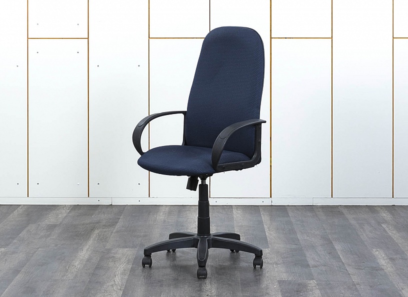 Офисное кресло руководителя   Ткань Синий   (КРТН-24112)