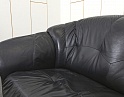 Купить Офисный диван  Кожа/кожзам Черный   (ДНКЧ-22071)