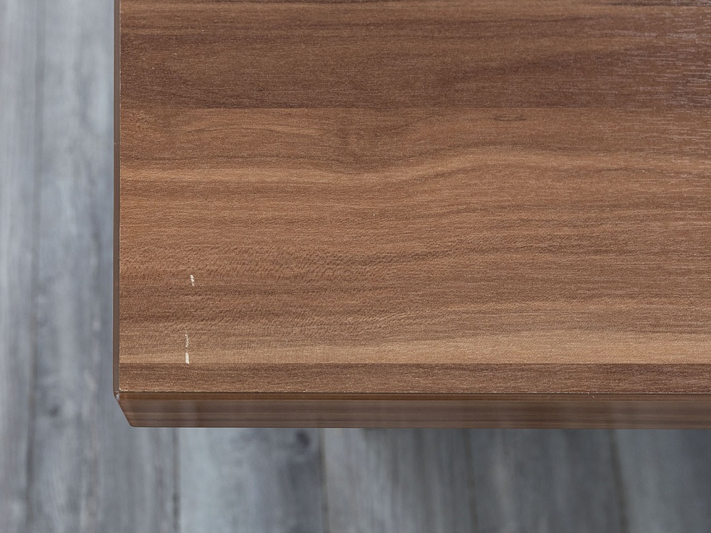 Офисный стол для переговоров  900х900х755 ЛДСП Зебрано Сенатор  (СГПЗ-07114)