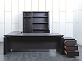 Кабинет руководителя EUR/QUARANTA  2 300х2 200х750 Шпон Венге   (КРЕ-28121)