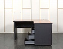 Купить Комплект офисной мебели стол с тумбой  1 400х1 000х750 ЛДСП Орех   (СПУХпК-25011)