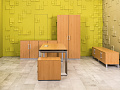 Кабинет руководителя  Steelcase ЛДСП Ольха Франция  КРЛ2-04026