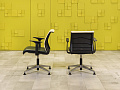 Комплект из 2-х кресел для переговоров Think Steelcase Кожа Зелёный США  УГКВк-13049