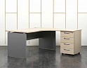 Купить Комплект офисной мебели стол с тумбой  1 600х1 200х750 ЛДСП Зебрано   (СПУЗКп-27041)