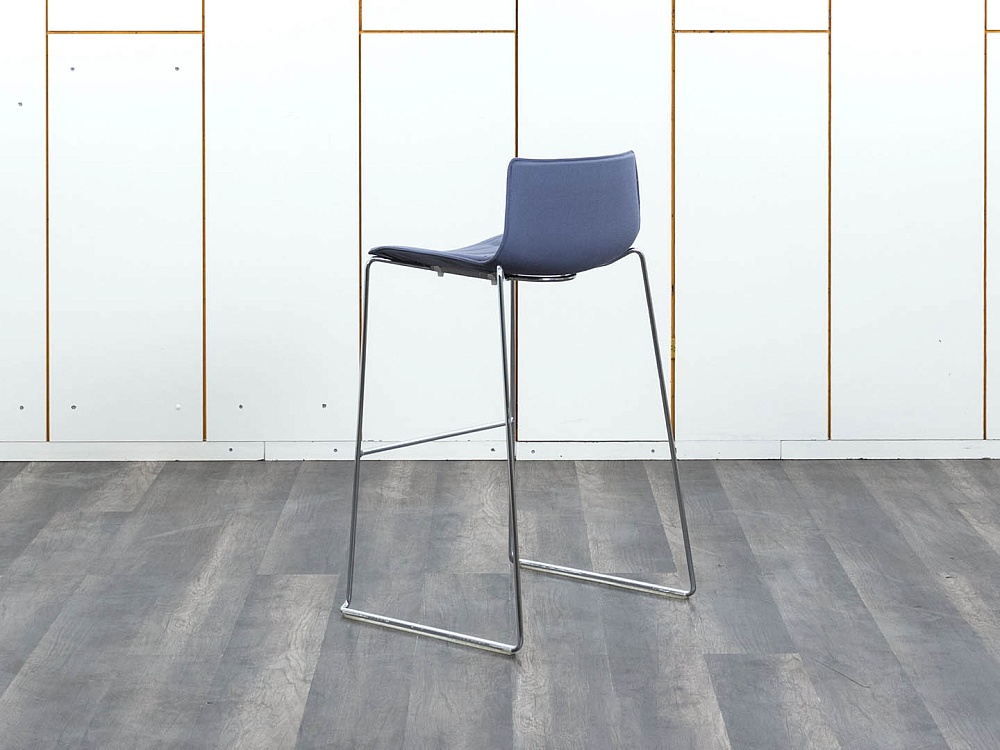 Барный стул Arper  Ткань Синий   (УНТН-01023)
