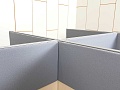 Комплект офисной мебели  2 470х2 100х1 335 ЛДСП Дуб беленый   (КОМВ1-20031)