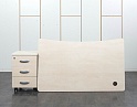 Купить Комплект офисной мебели стол с тумбой Berlin 1 400х850х750 ЛДСП Бук   (СППВК-07041)