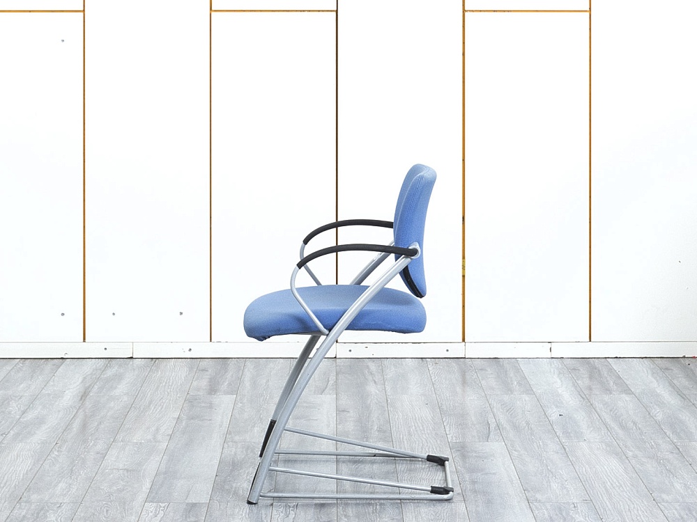 Конференц кресло для переговорной  Синий Ткань SteelCase   (УДТН-01074)
