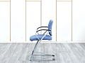 Конференц кресло для переговорной  Синий Ткань SteelCase   (УДТН-01074)