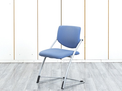 Конференц кресло для переговорной  Синий Ткань SteelCase   (УДТН1-01074)