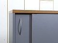 Офисная тумба для оргтехники Ahrend 1 200х350х830 Металл Серый   (ТО2ДС2-01082)