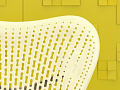 Офисное кресло руководителя на колесах Mirra 1 Herman Miller Сетка Серый США  КРТС1-05115