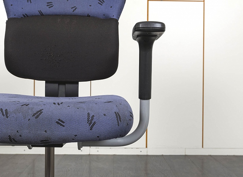 Офисное кресло руководителя  SteelCase Ткань Синий   (КРТН-15071)