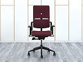 Офисное кресло руководителя  SteelCase Ткань Красный Please 2  (КРТК-21034)