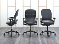 Офисное кресло руководителя  SteelCase Кожа Черный Leap B  (КРКЧ-16122)