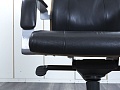 Офисное кресло руководителя  Sitland  Кожа Черный Madera A  (КРКЧ1-10043)