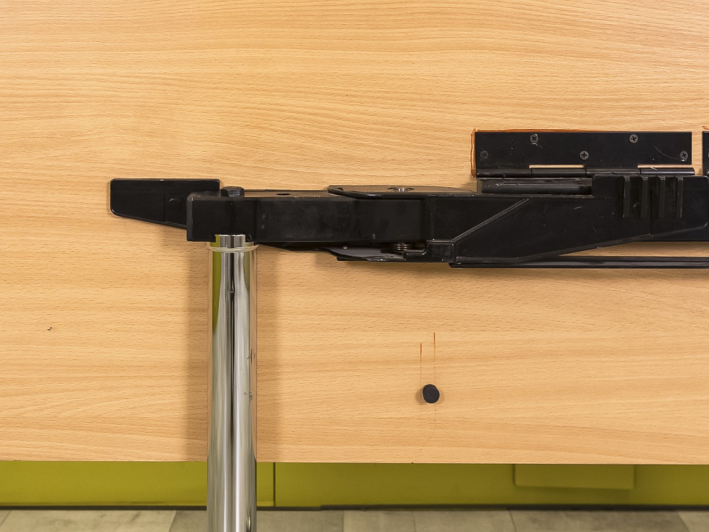 Офисный стол прямой  ЛДСП Зебрано Импорт  СППЗ1-25036